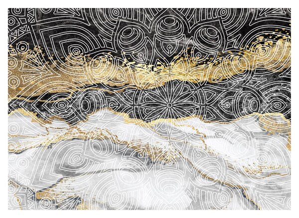 Obraz - Mandala v mramoru (70x50 cm)