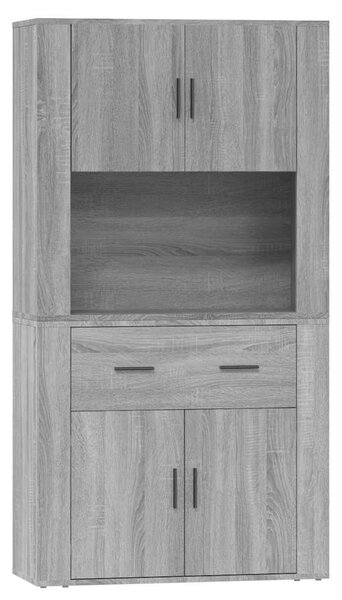 Skříň highboard šedá sonoma kompozitní dřevo 3185373