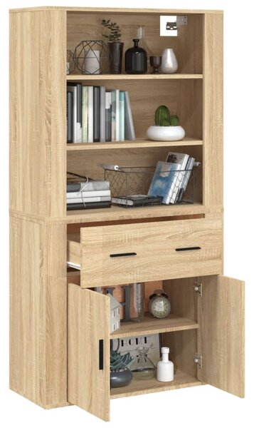 Skříň highboard dub sonoma kompozitní dřevo 3185378
