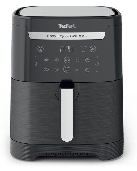 Černá horkovzdušná fritéza Easy Fry & Grill XXL EY801815 – Tefal