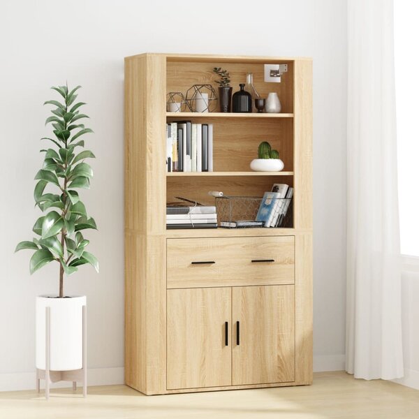 Skříň highboard dub sonoma kompozitní dřevo 3185378