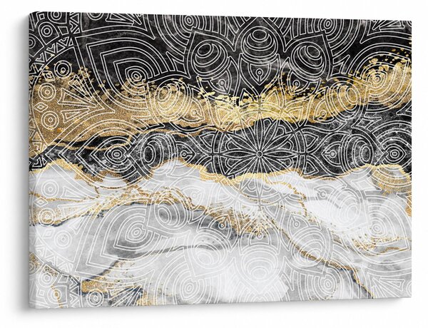 Obraz - Mandala v mramoru (70x50 cm)