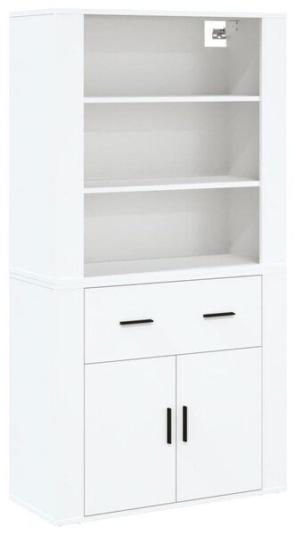 Skříň highboard bílá kompozitní dřevo 3185375