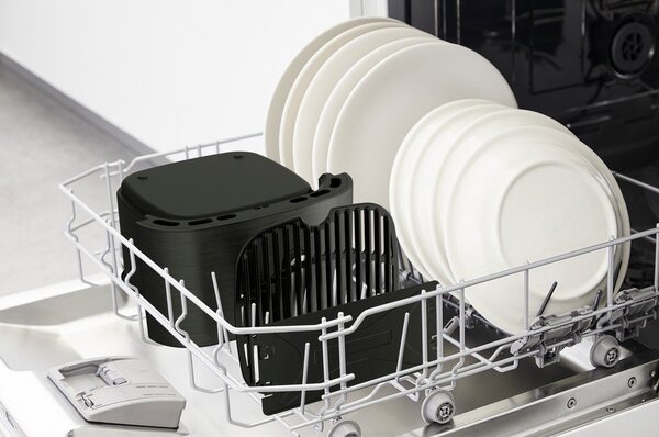 Černá horkovzdušná fritéza Easy Fry & Grill XXL EY801815 – Tefal
