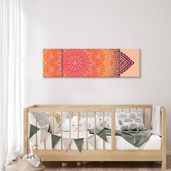 Obraz - Mandala umění (170x50 cm)