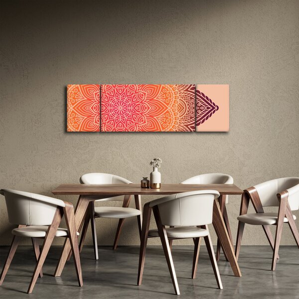 Obraz - Mandala umění (170x50 cm)