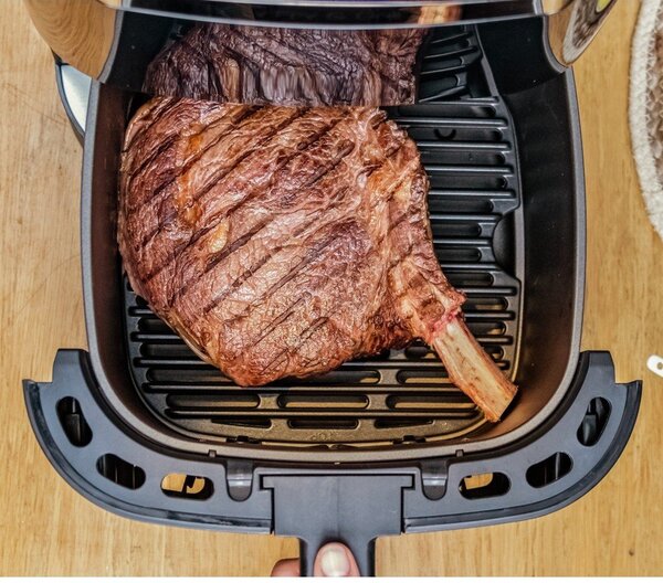 Černá horkovzdušná fritéza Easy Fry & Grill XXL EY801815 – Tefal