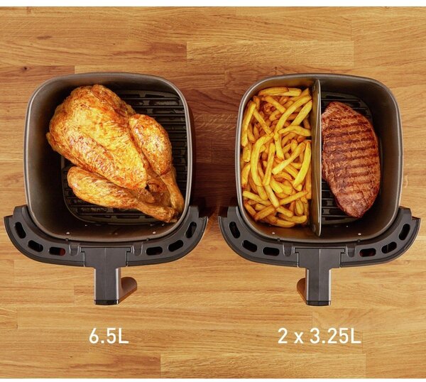 Černá horkovzdušná fritéza Easy Fry & Grill XXL EY801815 – Tefal