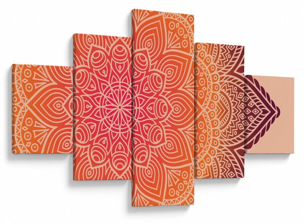 Obraz - Mandala umění (125x70 cm)