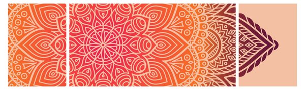 Obraz - Mandala umění (170x50 cm)