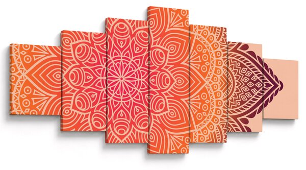 Obraz - Mandala umění (210x100 cm)