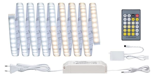 P 70532 MaxLED 1000 LED Strip měnitelná bílá základní sada 3m IP44 32W 1020lm/m 108LEDs/m měnitelná bílá 60VA - PAULMANN