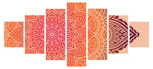 Obraz - Mandala umění (210x100 cm)