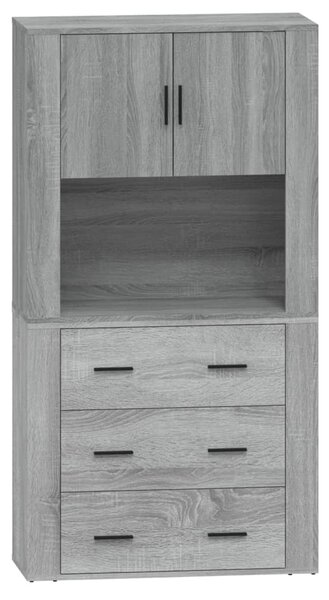 Skříň highboard šedá sonoma kompozitní dřevo 3185389