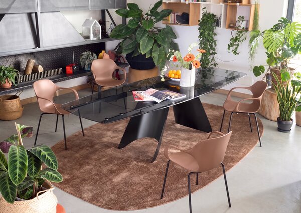 Connubia Oválný koberec Vully, 350x220 cm, CB7277-D Barva: Sand Melange, Rozměr: 350x220 cm