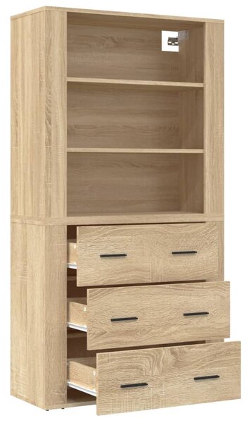 Skříň highboard dub sonoma kompozitní dřevo 3185394