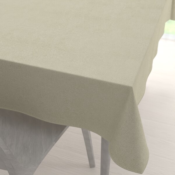 Biante Obdélníkový ubrus/imitace broušené kůže Alcantara ALC-021 Krémový 50x100 cm