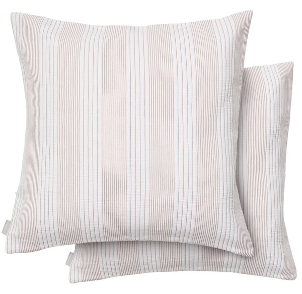 Kave Home Set dvou bavlněných povlaků na polštář Macie 50 x 50 cm
