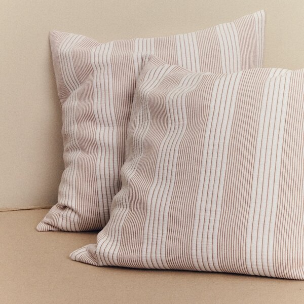 Kave Home Set dvou bavlněných povlaků na polštář Macie 50 x 50 cm
