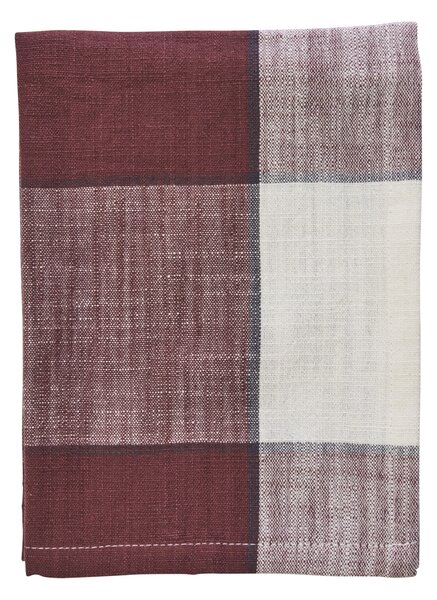 Bavlněná utěrka Syrah / Charcoal / Off white