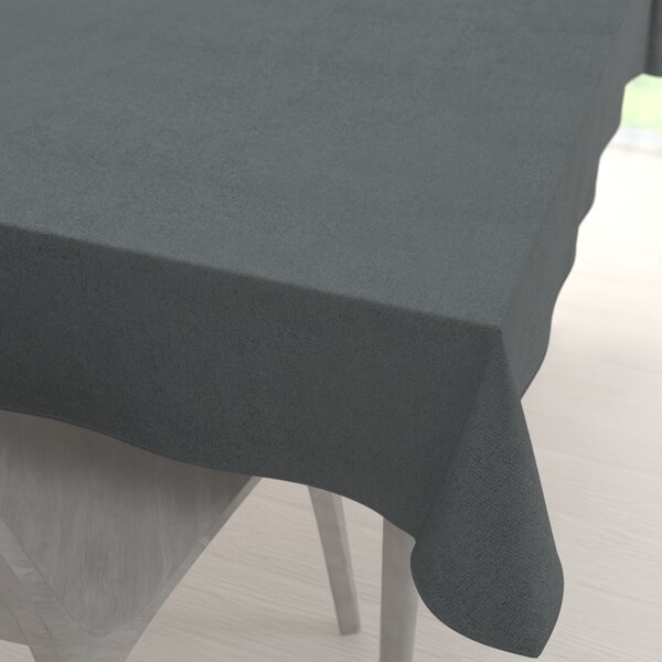 Biante Obdélníkový ubrus/imitace broušené kůže Alcantara ALC-019 Antracitově šedý 50x100 cm