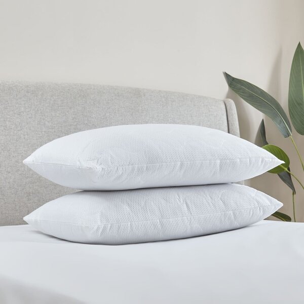 Polštář 2 ks 74x48 cm Quilted Comfort Embossed – Catherine Lansfield