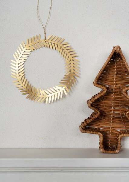 Závěsný věnec Brass 16 cm