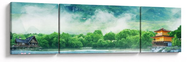 Obraz - Snová krajina (170x50 cm)