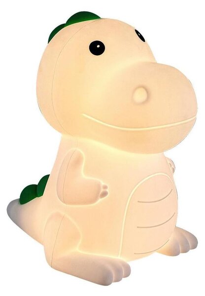 LED RGB Stm. nabíjecí dětské noční světlo LED/2,5W/5V 3000K 1200 mAh dinosaurus