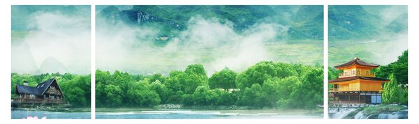 Obraz - Snová krajina (170x50 cm)