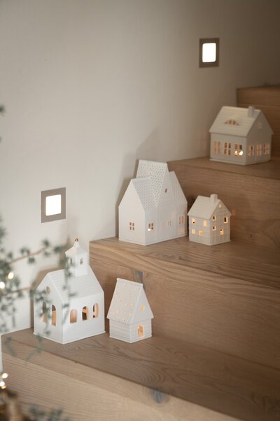 Porcelánový svícen House Half-timbered Small