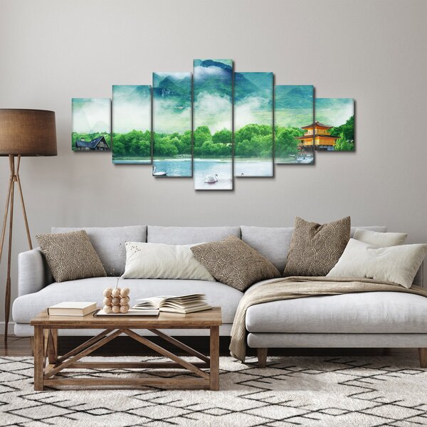Obraz - Snová krajina (210x100 cm)