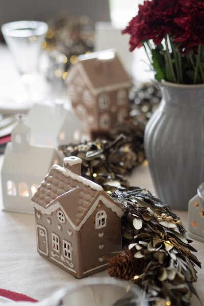 Keramický svícen Stillenat Gingerbread Square Door