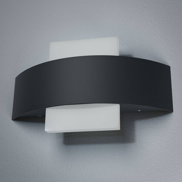 OSRAM LED venkovní nástěnné svítidlo ENDURA STYLE SHIELD tmavě šedá IP44, Hliník / šedá / zinek, Hliník, Moderní