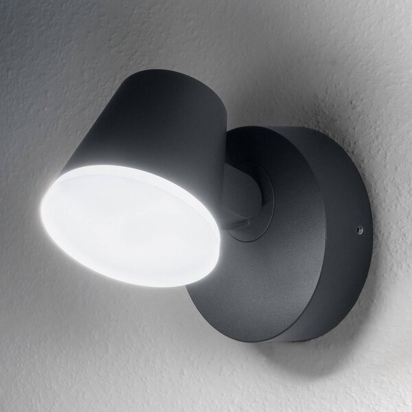 OSRAM LED venkovní nástěnné svítidlo ENDURA STYLE MIDI, tmavě šedá, IP44, Hliník / šedá / zinek, Hliník, Moderní