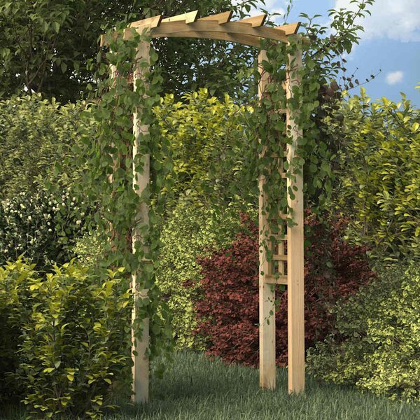 Trelážový oblouk 110x60x210 cm impregnovaná masivní borovice 318560