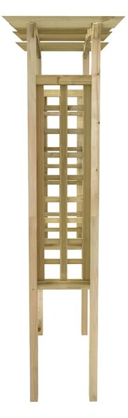 Trelážový oblouk 110x60x210 cm impregnovaná masivní borovice 318560