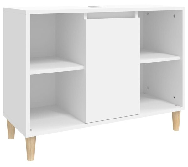 3dílný set koupelnového nábytku bílý kompozitní dřevo 3185613