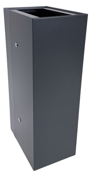 Caimi Brevetti odpadkový koš na tříděný odpad MAXIMO MODULAR, 60 L, šedá ocel