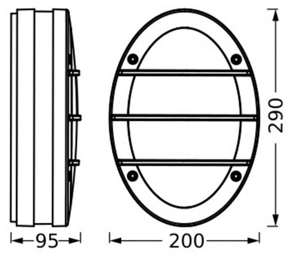 OSRAM venkovní nástěnné svítidlo ENDURA CLASSIC ORBICK, tmavě šedá, IP65, stmívatelný, Hliník / šedá / zinek, Hliník, Moderní