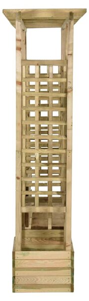 Zahradní pergola s lavicí a truhlíky impregnovaná borovice 318565