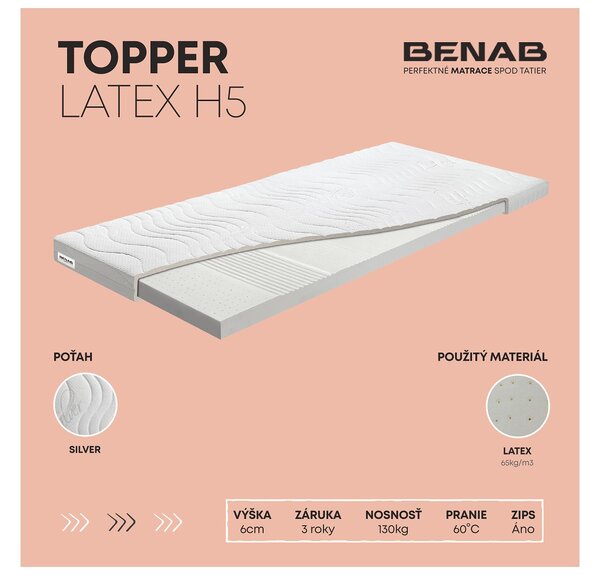 Vrchní matrace / Topper Benab Kronos H5 200x180 cm (T3)
