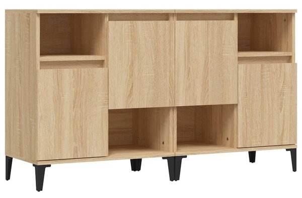 Příborníky 2 ks dub sonoma 60 x 35 x 70 cm kompozitní dřevo 3185730