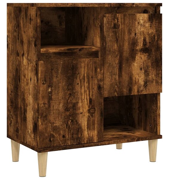 Příborníky 3 ks kouřový dub 60 x 35 x 70 cm kompozitní dřevo 3185740
