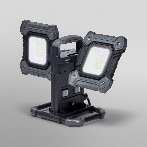 OSRAM pracovní lampa LED VALUE FLEX, černé, IP65, 2 x 30 W, Černá, Hliník