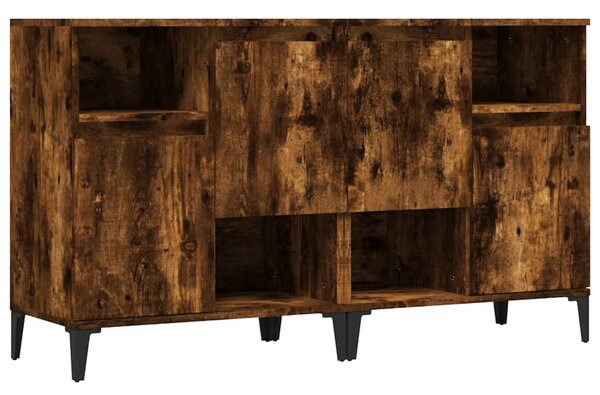Příborníky 2 ks kouřový dub 60 x 35 x 70 cm kompozitní dřevo 3185732