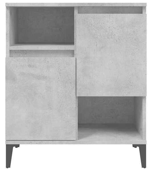 Příborníky 2 ks betonově šedé 60 x 35 x 70 cm kompozitní dřevo 3185731