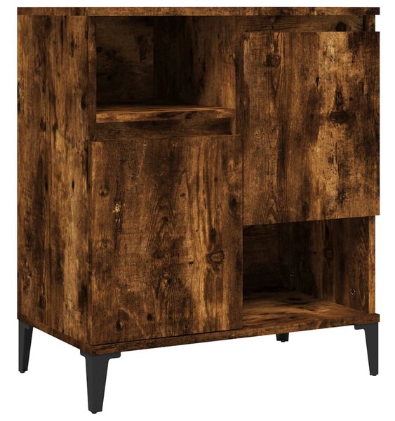 Příborníky 2 ks kouřový dub 60 x 35 x 70 cm kompozitní dřevo 3185732