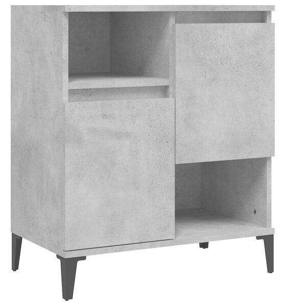 Příborníky 2 ks betonově šedé 60 x 35 x 70 cm kompozitní dřevo 3185731