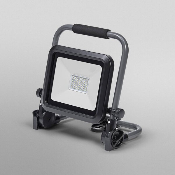 OSRAM pracovní lampa LED VALUE, 30 W, černé, IP54, 6 500 K, Černá, Hliník
